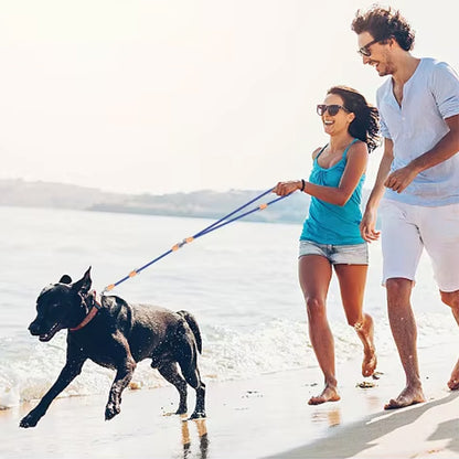 Laisse double pour chien tissé/FourLeash™