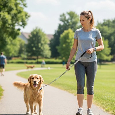 Laisse pour chien noir