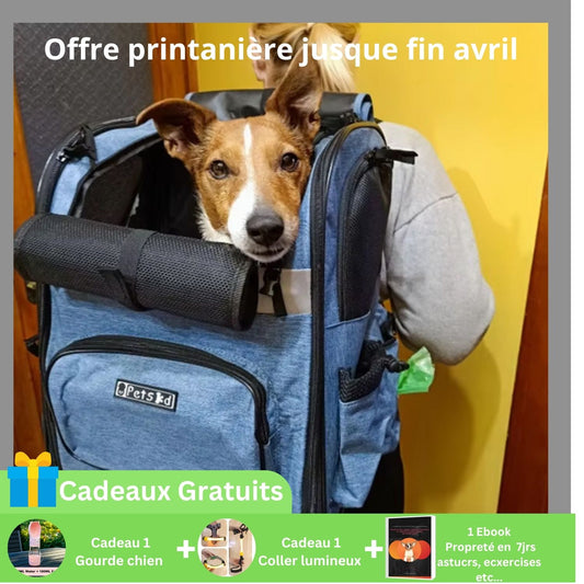 Sac de transport pour chien pliable/ DoubleStaps™